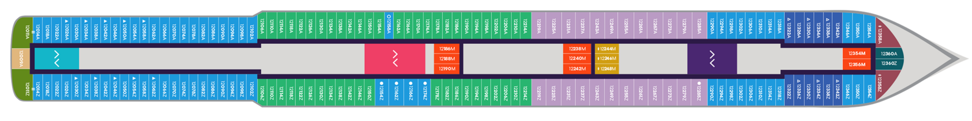 Deck 12 plan